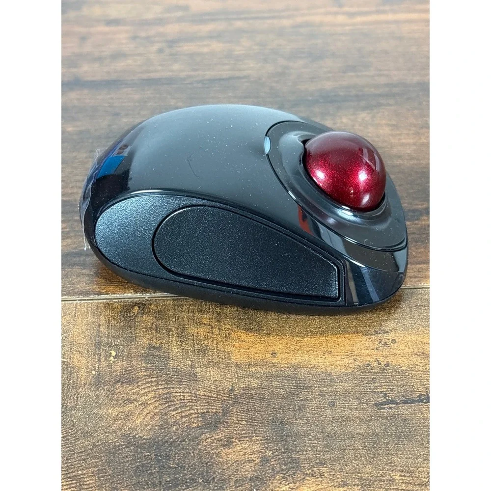 Kensington Orbit Wireless Mobile Trackball Mouse Black Red K72352 M01380-M